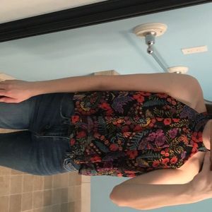 Forever 21 floral patterned top
